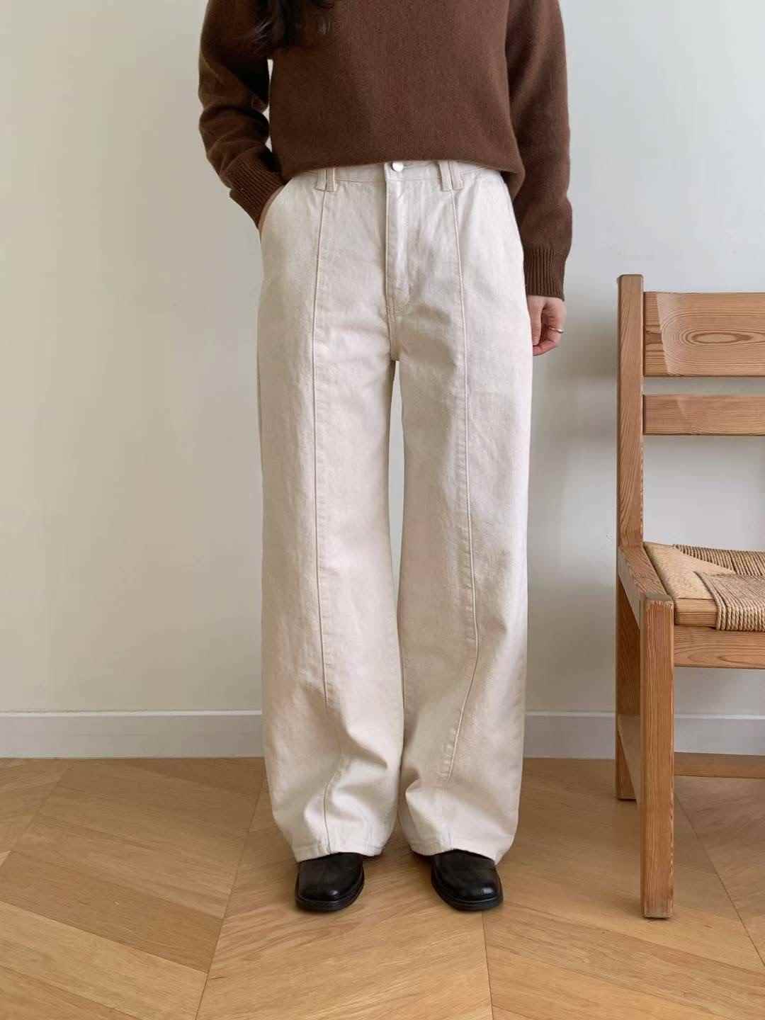 MISSJEAN韓國代購女士新款時尚26春夏職業真品熱賣牛仔褲MISSJEAN牛仔褲