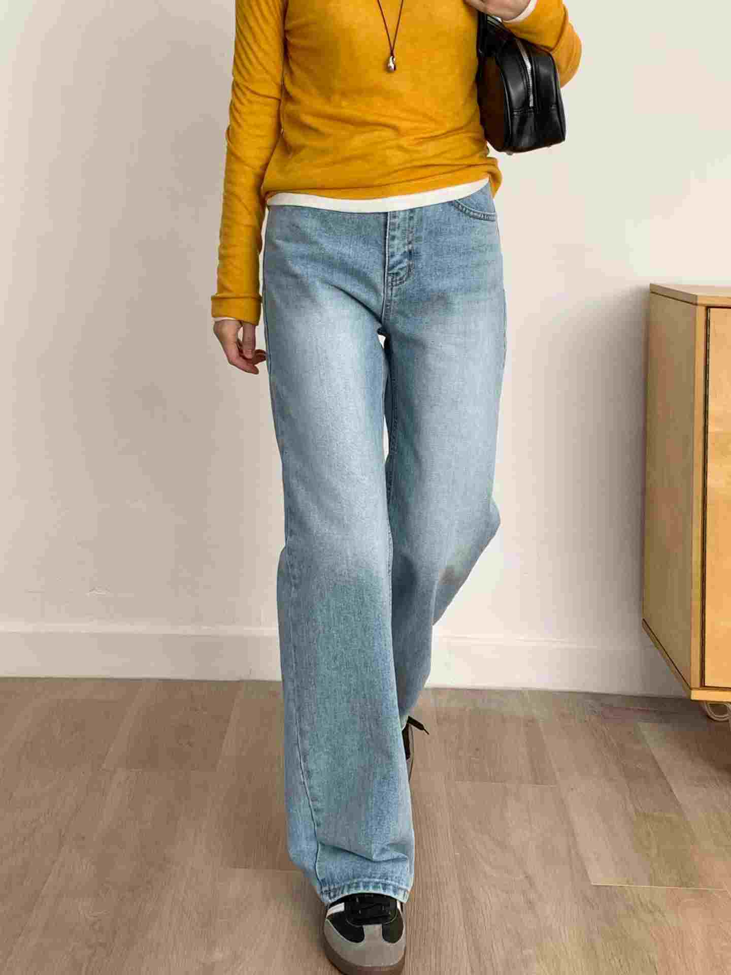 MISSJEAN東大門直郵女裝新款推薦熱賣26春夏真品時尚牛仔褲MISSJEAN牛仔褲