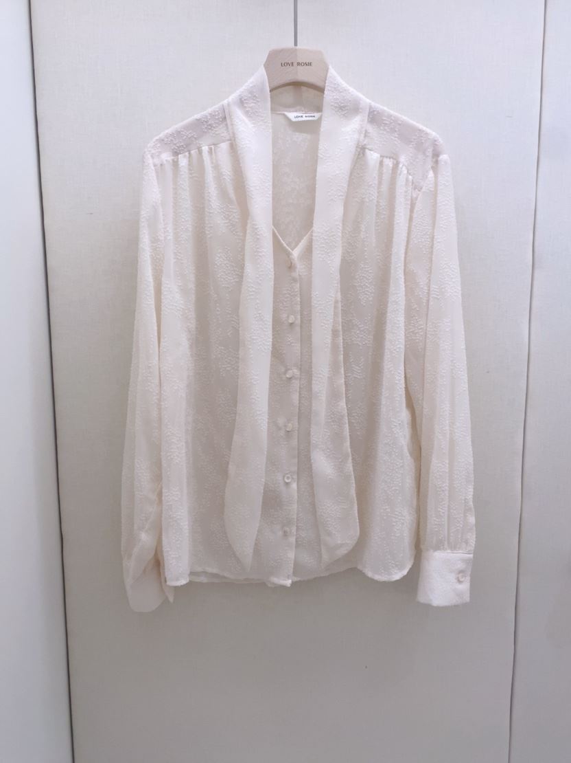LOVE ROSIE韓國直郵女裝新款26春夏人氣推薦襯衫蕾絲衫棉LOVE ROSIE襯衫/蕾絲衫