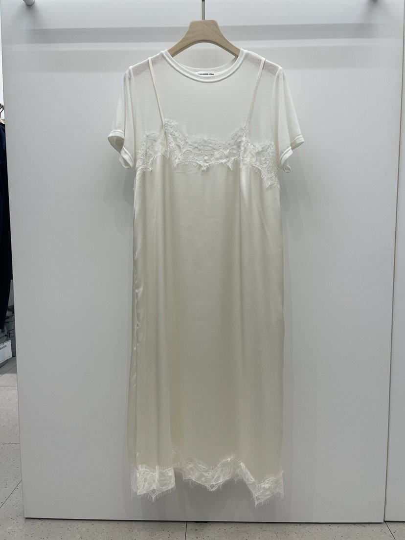 NYLON韓國代購女裝新款26春夏熱賣推薦時尚連衣裙假兩件春款NYLON連衣裙