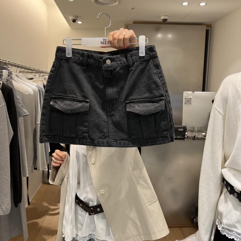 MEET ME東大門實拍女士新品26春夏熱賣人氣推薦短裙口袋MEET ME短裙