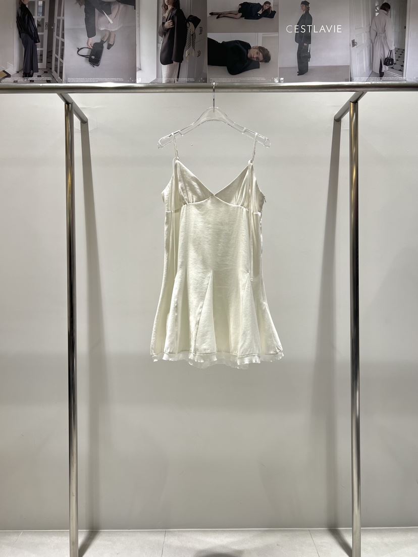 CESTLAVIE韓國代購女士新品熱賣人氣職業連衣裙荷葉邊春款CESTLAVIE連衣裙