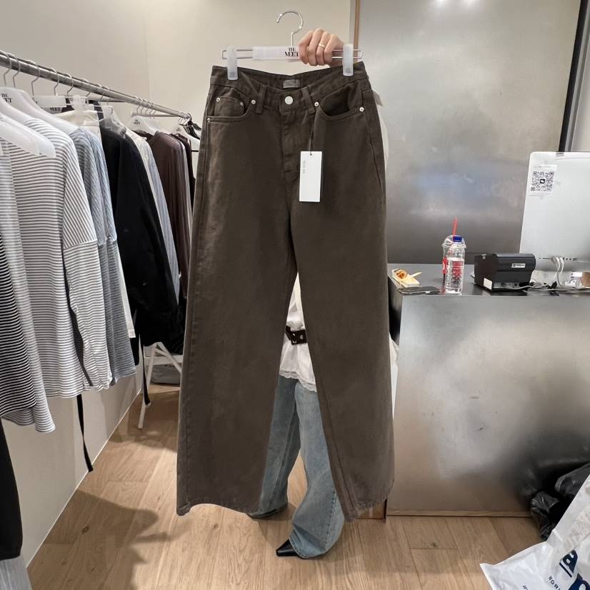 MEET ME東大門代購女裝新款熱賣26春夏推薦職業休閑牛仔褲MEET ME牛仔褲