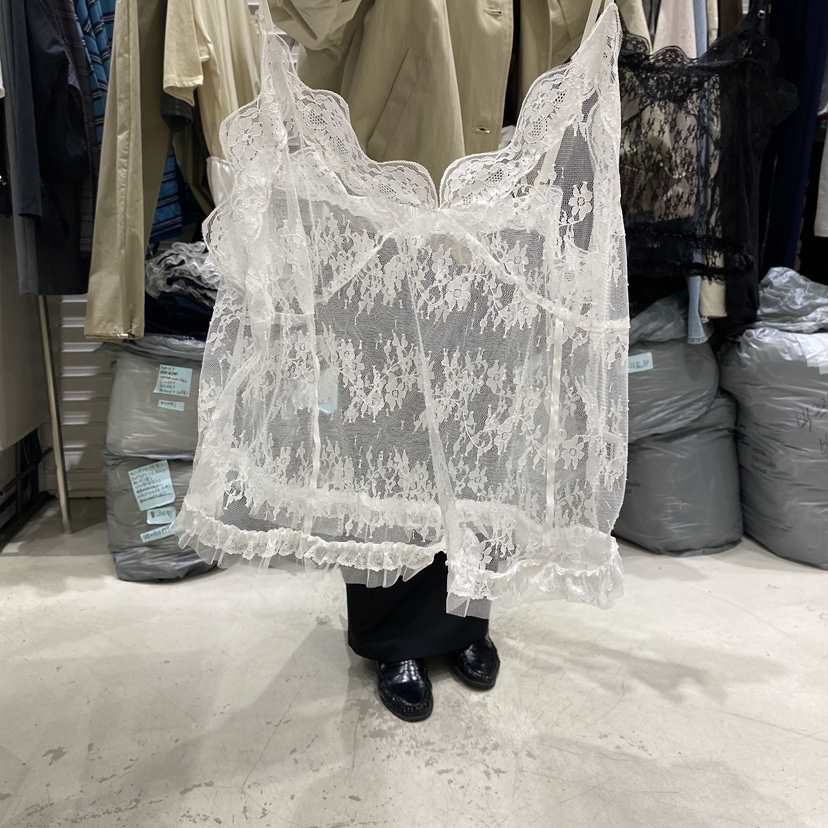 BRICKLANE東大門代購女士新品熱賣真品26春夏吊帶背心春款蕾絲BRICKLANE吊帶/背心