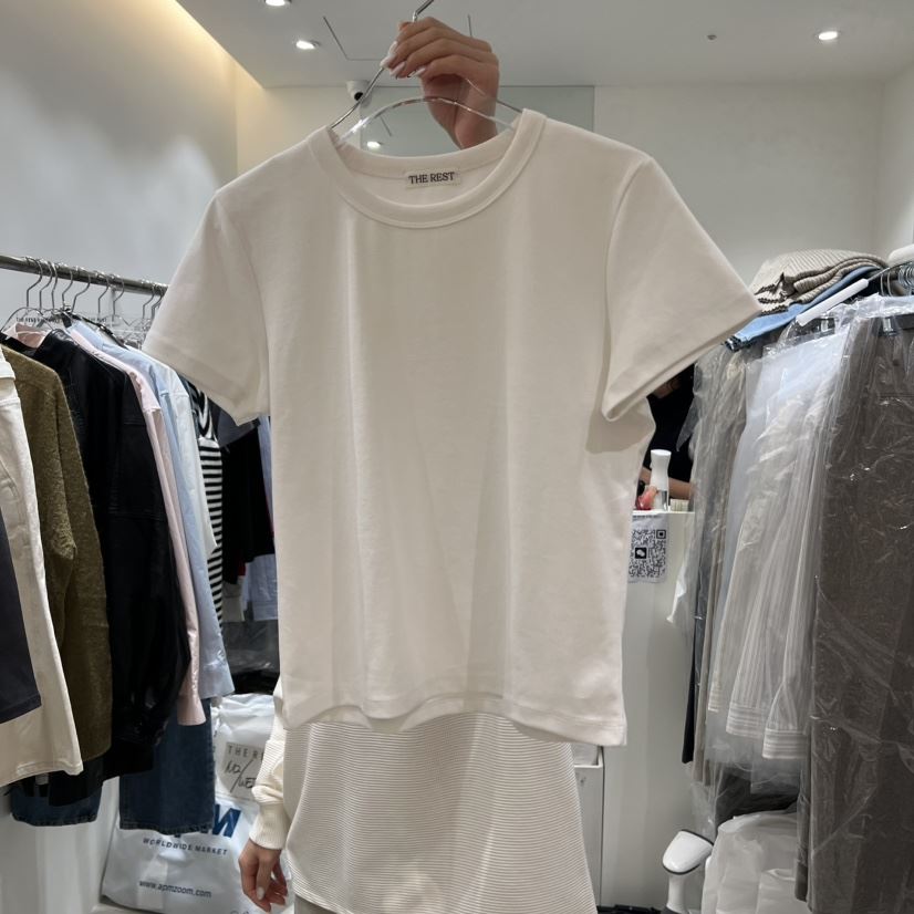 THE REST韓國直郵女士新品熱賣真品人氣時尚休閑職業T恤THE REST/UNNOEUDT恤