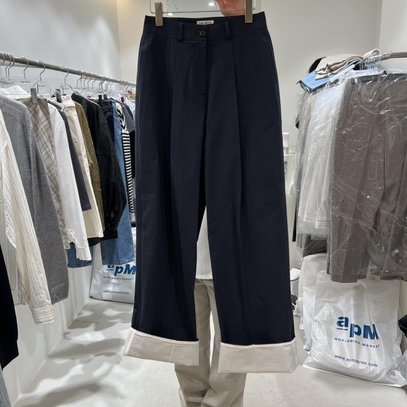 THE REST韓國代購女裝新款推薦熱賣真品人氣休閑休閑褲棉質THE REST/UNNOEUD休閑褲