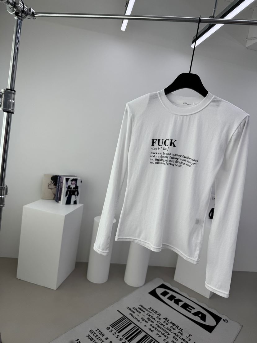 RED-A東大門直郵女裝新款熱賣26春夏推薦時尚長袖T恤春款RED-A長袖T恤