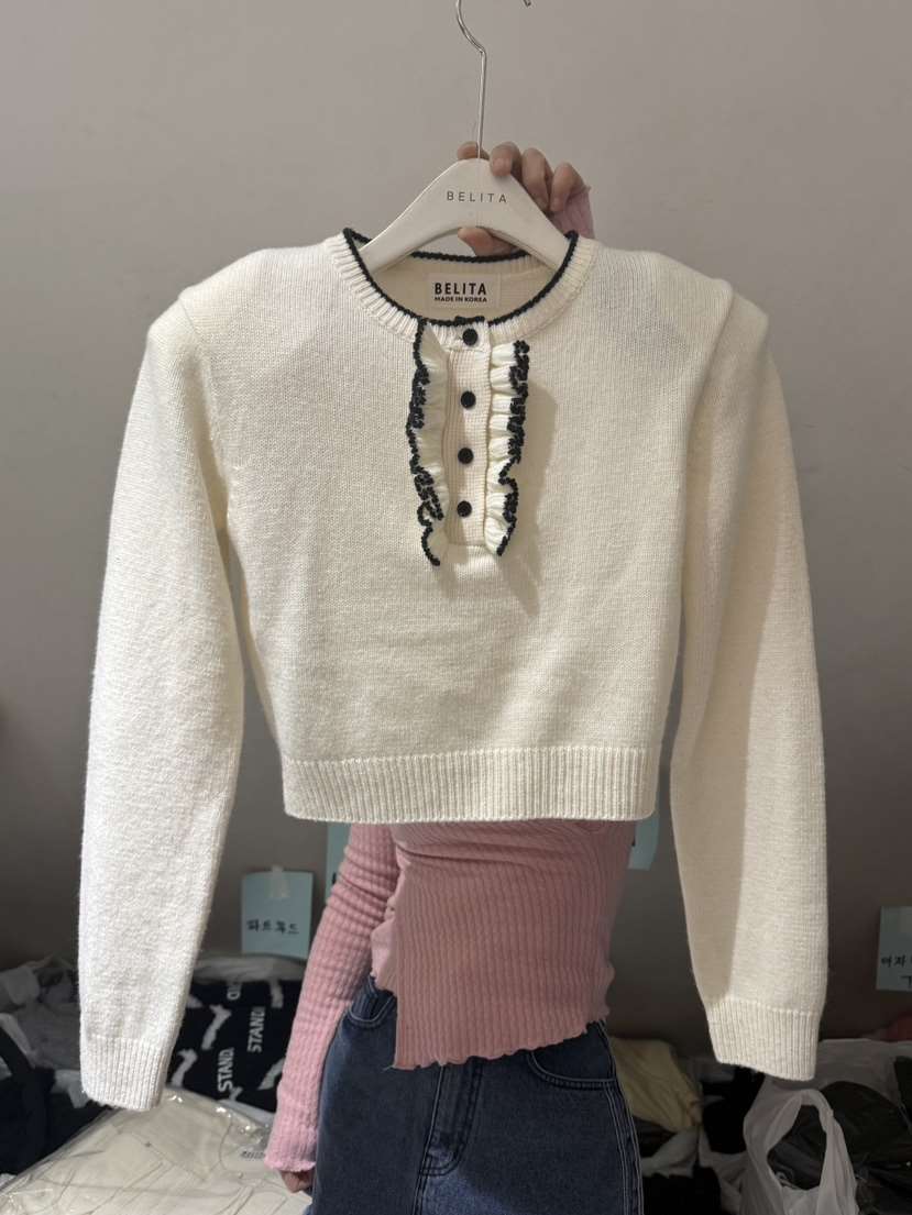 BELITA-L韓國直郵女裝新品推薦真品時尚人氣職業針織衫春款BELITA-L針織衫