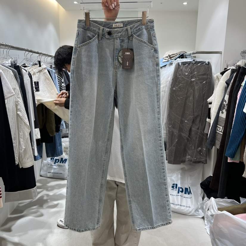 THE REST東大門代購女裝新款真品熱賣時尚休閑推薦牛仔褲THE REST/UNNOEUD牛仔褲