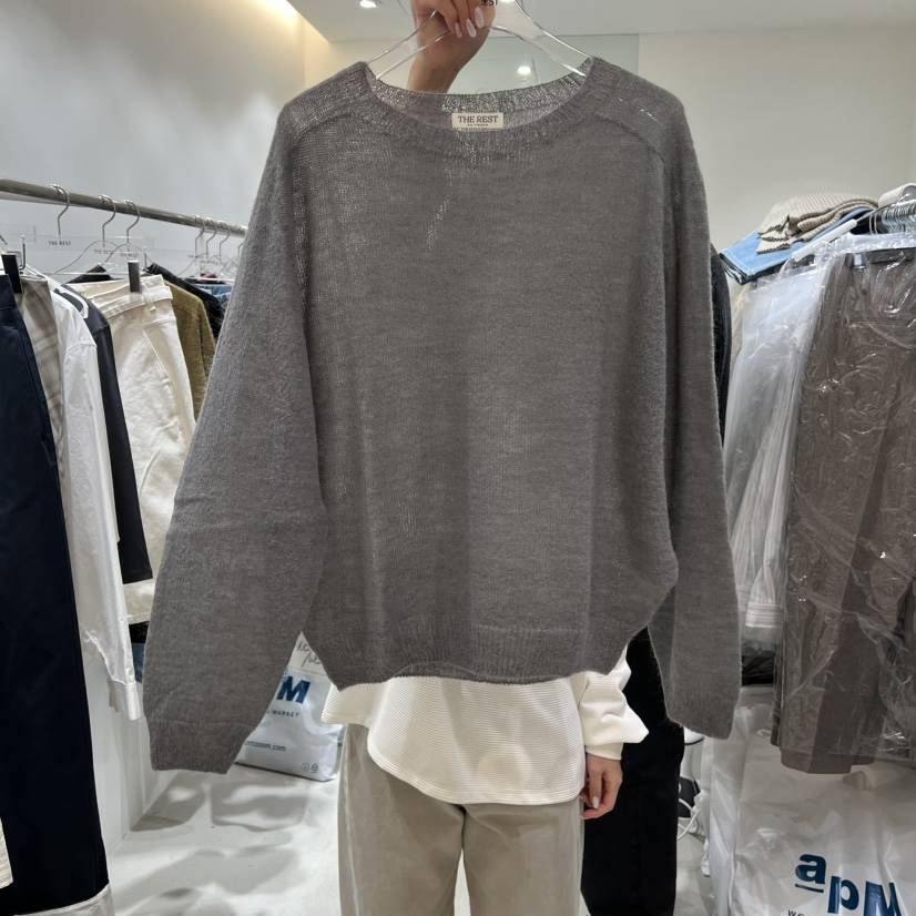 THE REST東大門實拍女裝新款真品時尚推薦休閑26春夏針織衫THE REST/UNNOEUD針織衫