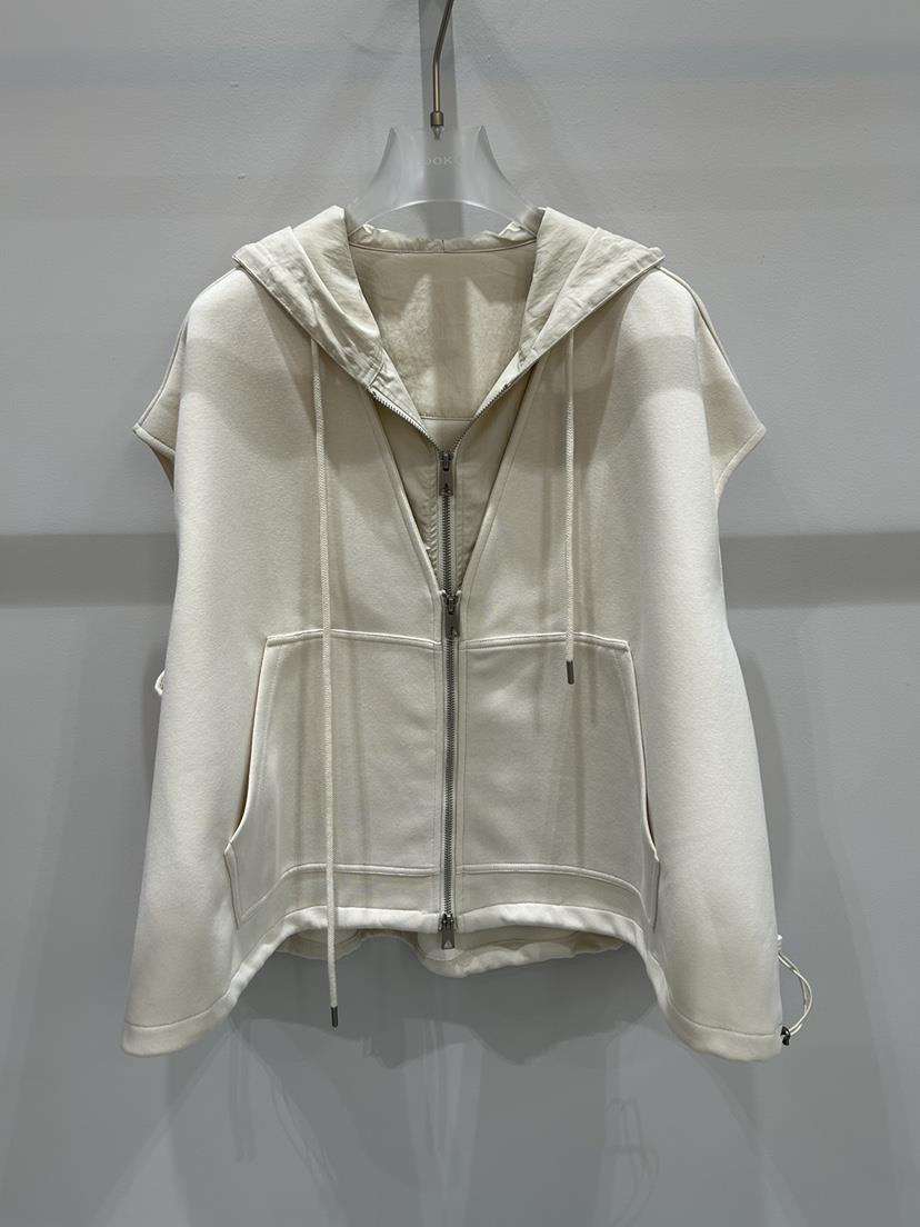 LOOKK/MIMME東大門直郵女士新款休閑馬甲雙排扣春款棉質連帽LOOKK/MIMME馬甲