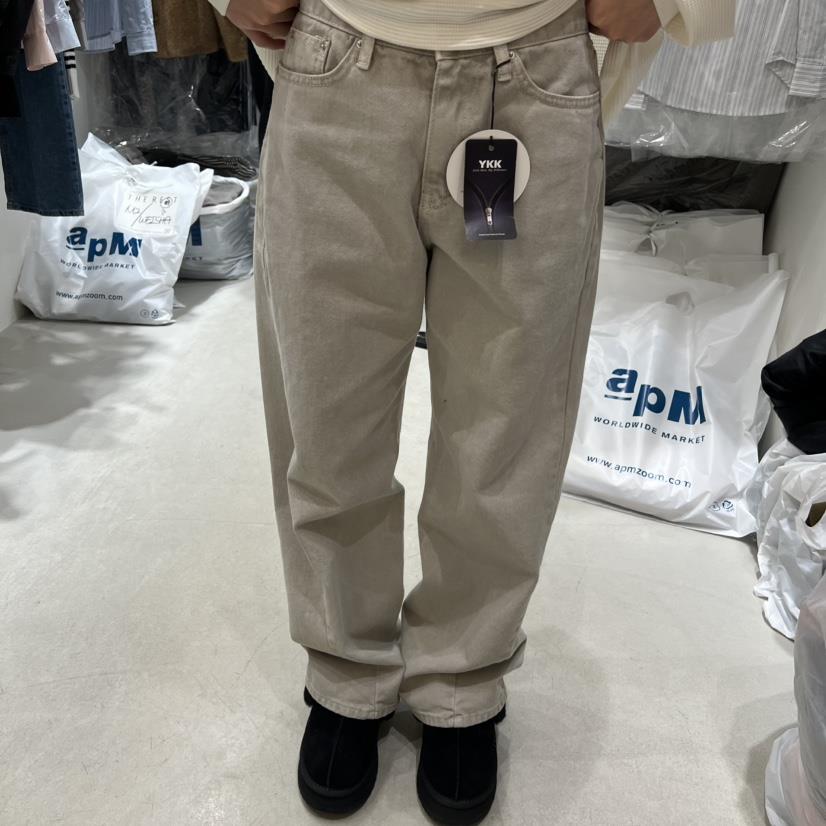 THE REST東大門代購女士新品真品休閑26春夏職業時尚牛仔褲THE REST/UNNOEUD牛仔褲