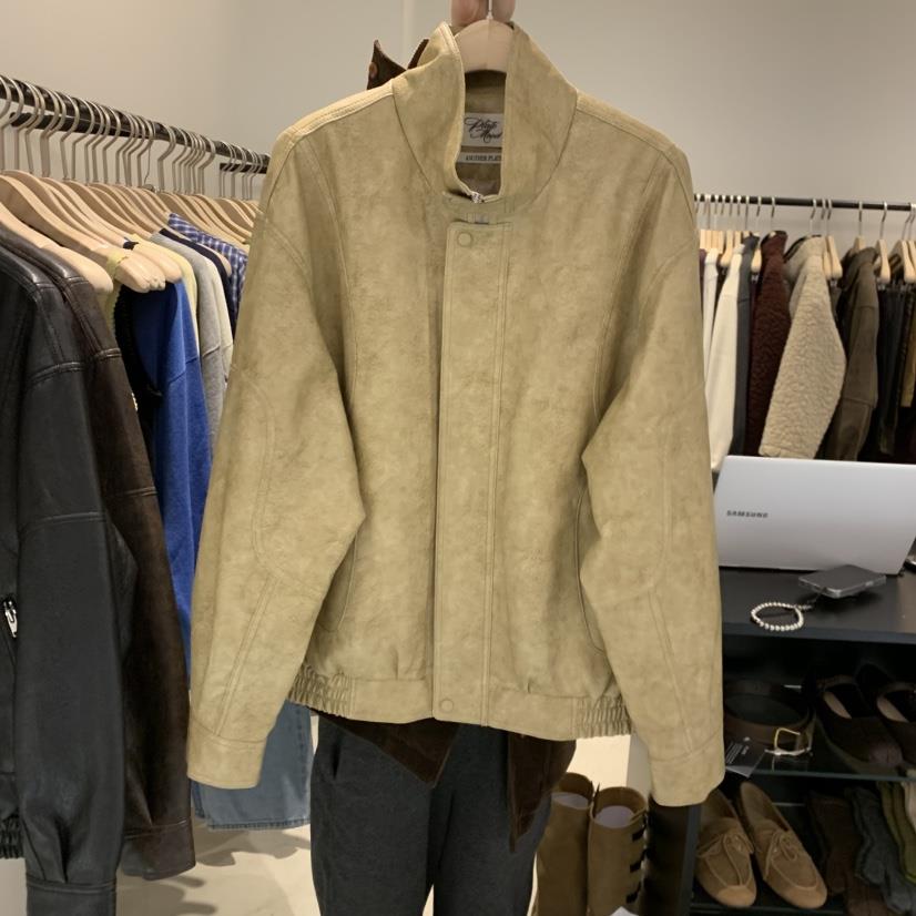 PLATE韓國代購女士新品休閑真品熱賣時尚人氣26春夏夾克皮革PLATE夾克