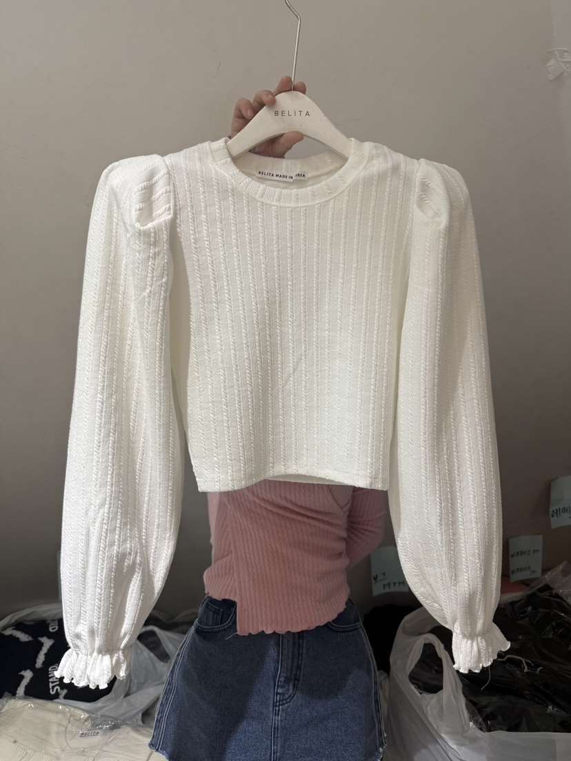 BELITA-L東大門直郵女裝新款推薦時尚人氣職業長袖T恤春款BELITA-L長袖T恤