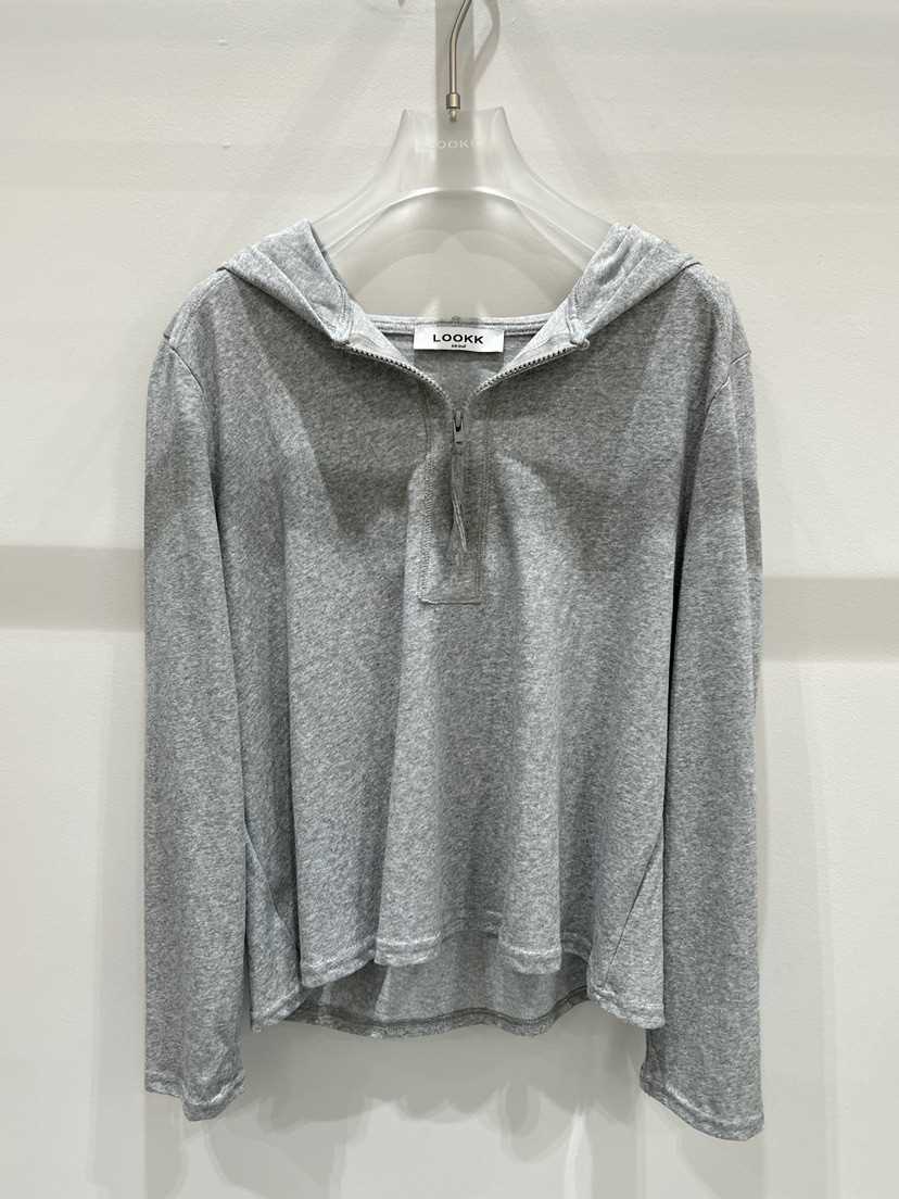 LOOKK/MIMME東大門直郵女裝新款休閑26春夏衛衣拉鏈春款LOOKK/MIMME衛衣