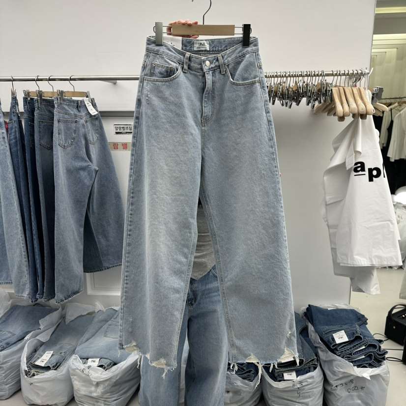 PAI韓國直郵女裝新品職業26春夏人氣真品推薦休閑牛仔褲春款[PΛi]_PAi牛仔褲