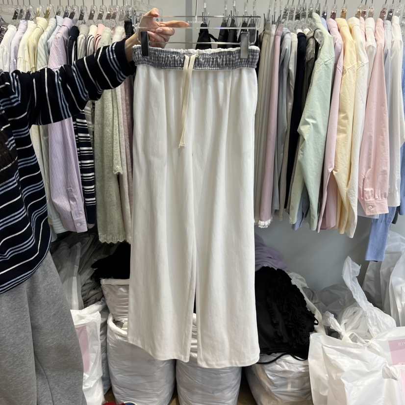 RIVEROOM東大門實拍女士新品26春夏熱賣人氣時尚真品休閑褲RIVEROOM休閑褲