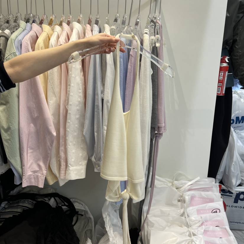 RIVEROOM韓國直郵女裝新款休閑職業人氣26春夏推薦吊帶背心RIVEROOM吊帶/背心