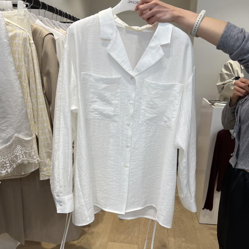 RUMIRU/AWEAR東大門代購女裝新款推薦26春夏休閑襯衫蕾絲衫awear/RUMIRU襯衫/蕾絲衫