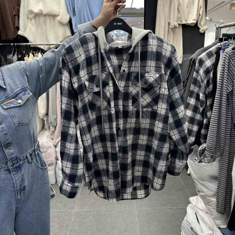 A-DEL韓國直郵女士新品時尚真品26春夏人氣襯衫蕾絲衫春款A-DEL襯衫/蕾絲衫