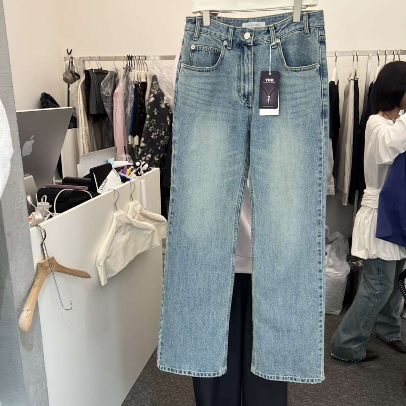 SALONDEMAG韓國代購女裝新品人氣熱賣真品推薦休閑牛仔褲SALONDEMAG牛仔褲