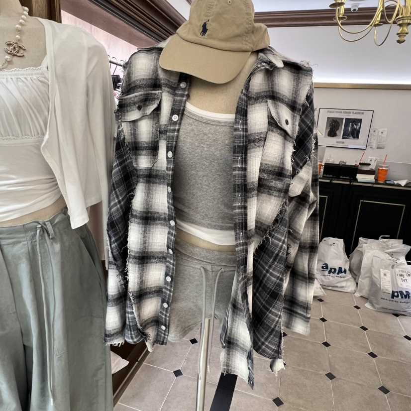 VIRKIN東大門直郵女士新品推薦時尚熱賣襯衫蕾絲衫不含內搭VIRKIN襯衫/蕾絲衫