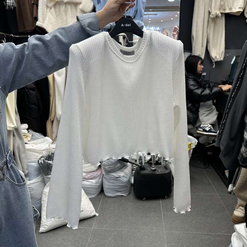 A-DEL東大門直郵女裝新品熱賣時尚職業26春夏長袖T恤春款A-DEL長袖T恤