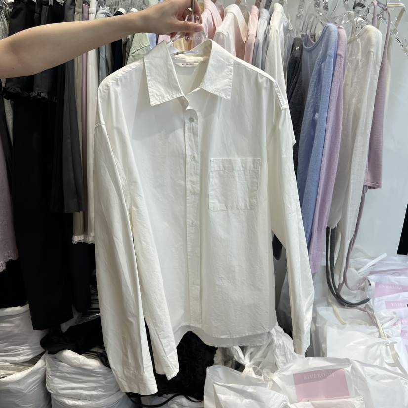 RIVEROOM韓國代購女裝新品休閑推薦熱賣時尚26春夏襯衫蕾絲衫RIVEROOM襯衫/蕾絲衫