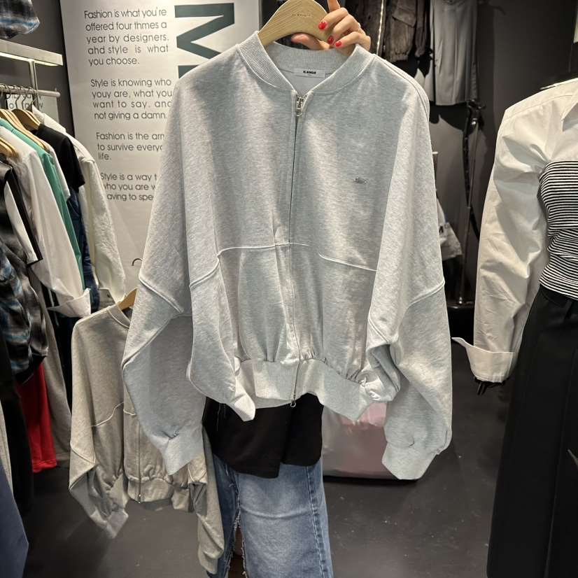 EL BOSQUE東大門代購女士新品休閑熱賣26春夏衛衣拉鏈春款EL BOSQUE衛衣