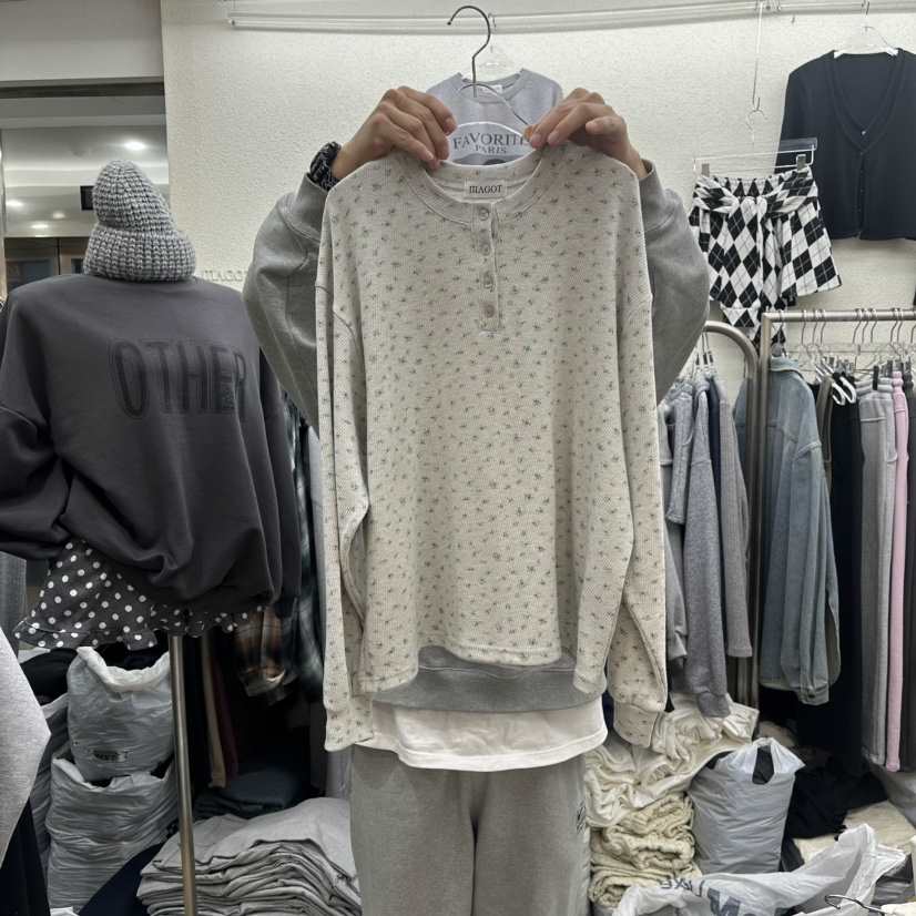 MAGOT東大門實拍女士新品時尚休閑26春夏推薦長袖T恤春款IIIΛGOT/MAGOT長袖T恤