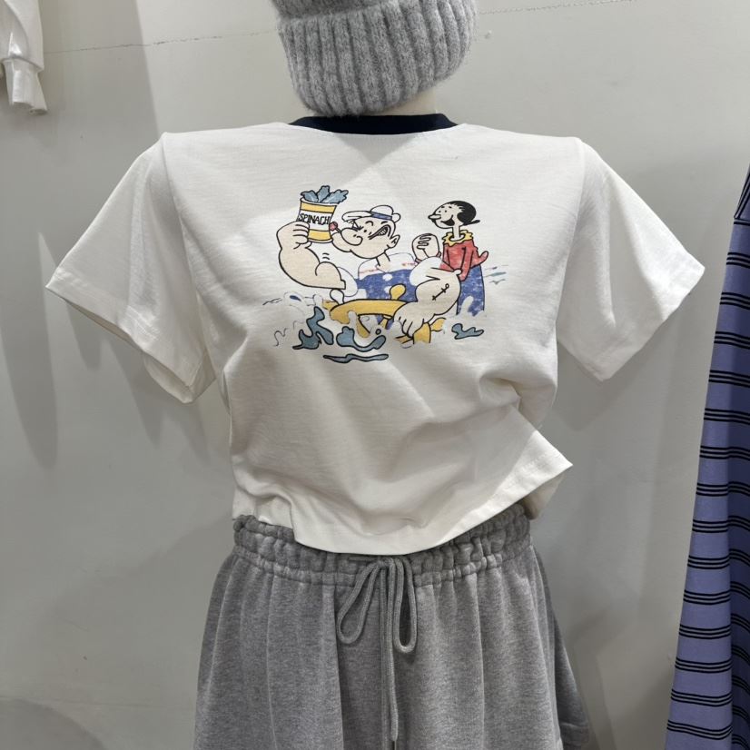 ASSEMBLY東大門直郵女裝新款人氣推薦26春夏T恤大力水手春款ASSEMBLYT恤