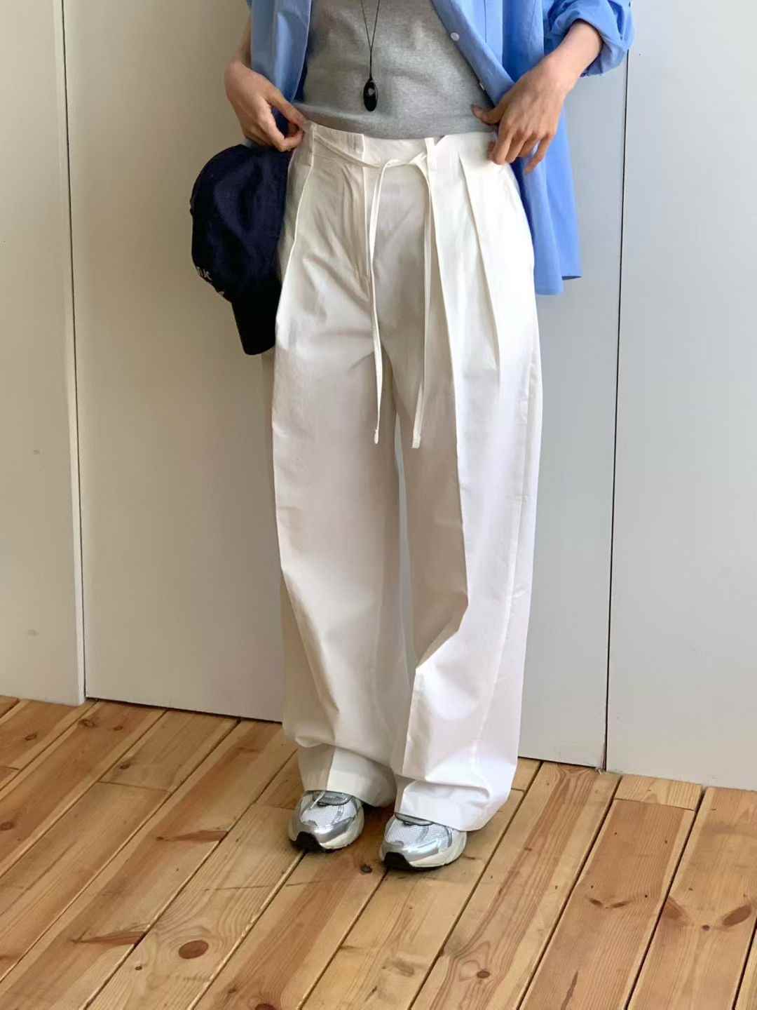 THE ZOA韓國直郵女裝新款推薦時尚人氣26春夏牛仔褲含腰繩THE ZOA牛仔褲