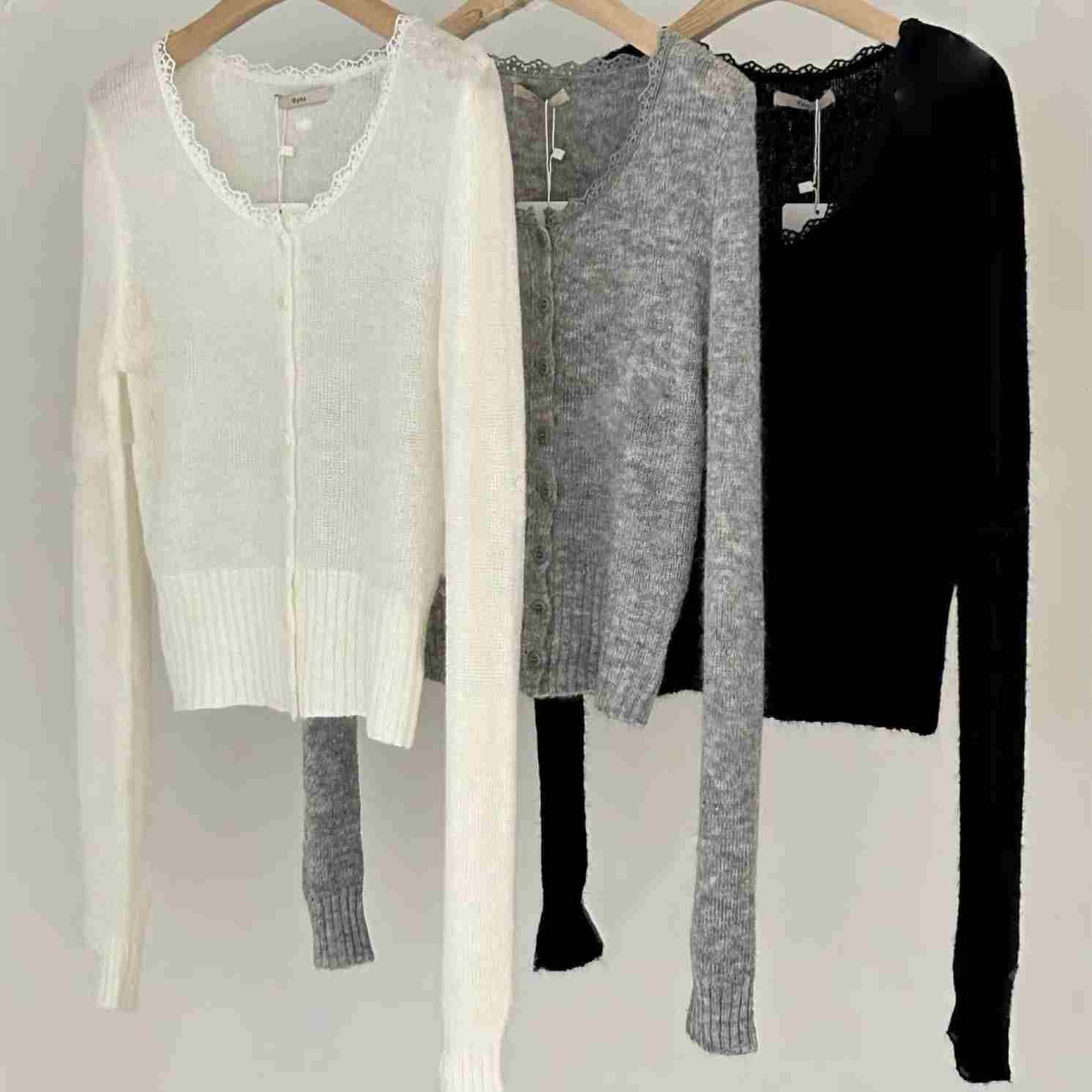 IF YOU韓國直郵女士新品時尚推薦職業人氣26春夏真品針織衫IF YOU-2件起針織衫