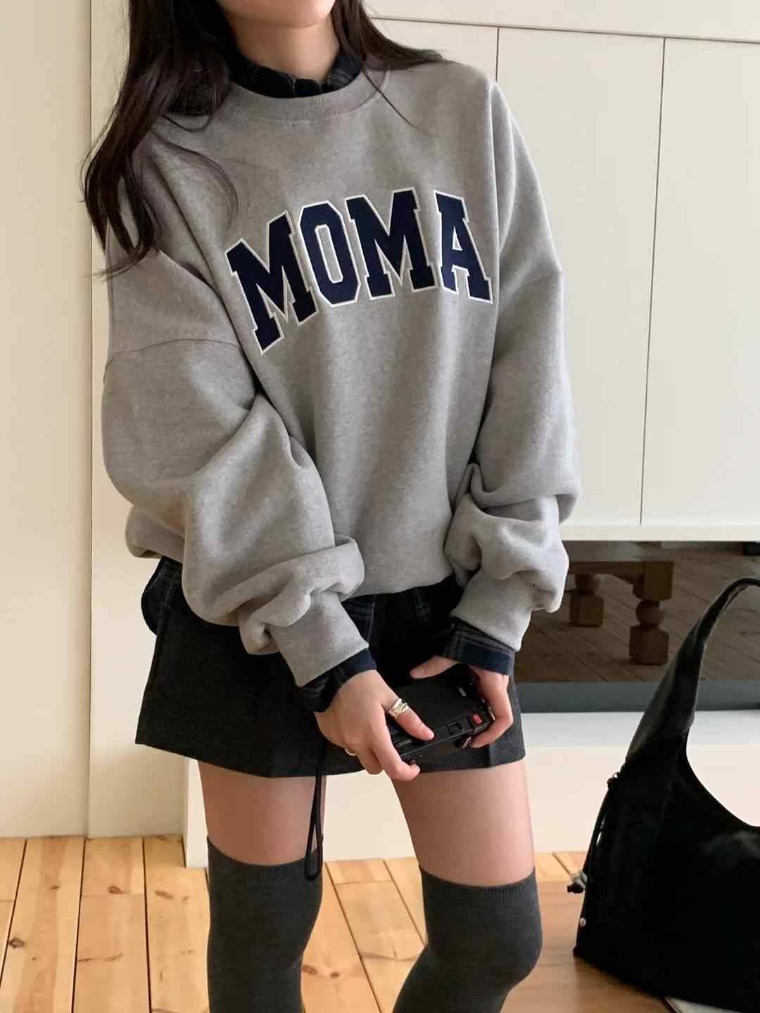 SATURDAY東大門實拍女士新品真品時尚熱賣26春夏衛衣刺繡SATURDAY衛衣