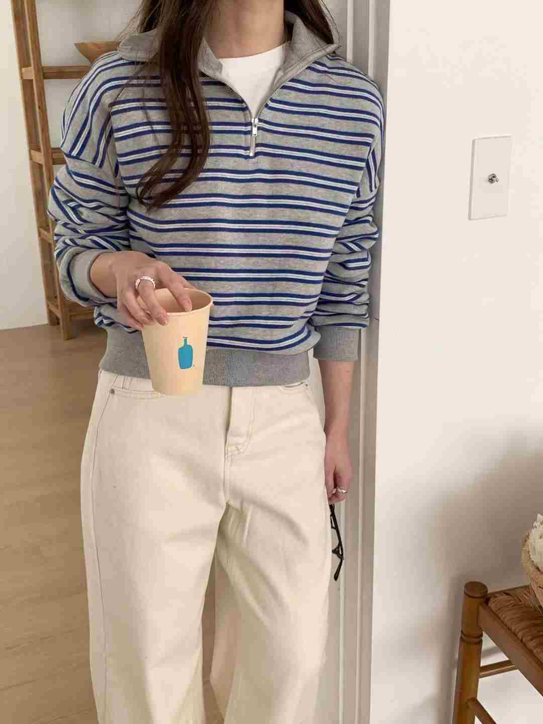 SATURDAY韓國直郵女士新品推薦職業人氣熱賣26春夏衛衣拉鏈SATURDAY衛衣