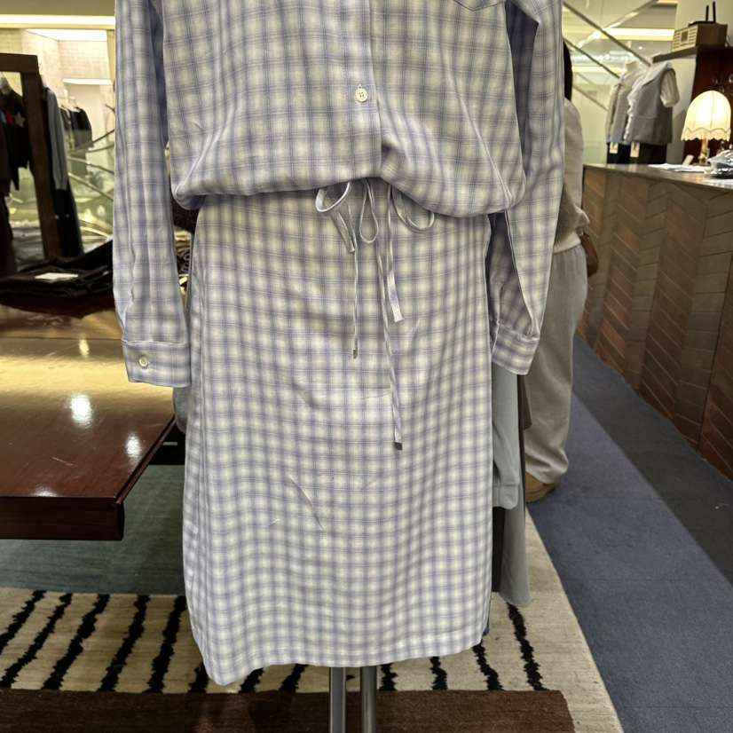 FURE韓國直郵女士新款推薦休閑人氣時尚半身裙中短裙格子FURE半身裙/中短裙