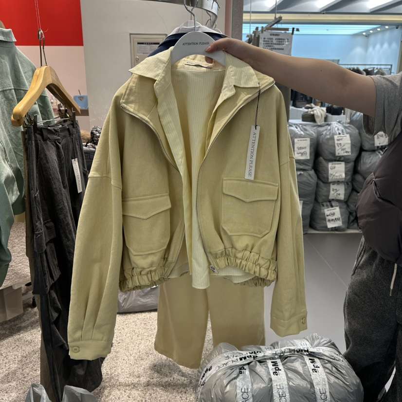 ATPZ韓國代購女士新款推薦休閑26春季時尚職業夾克假兩件ATTENTION PLEAES夾克