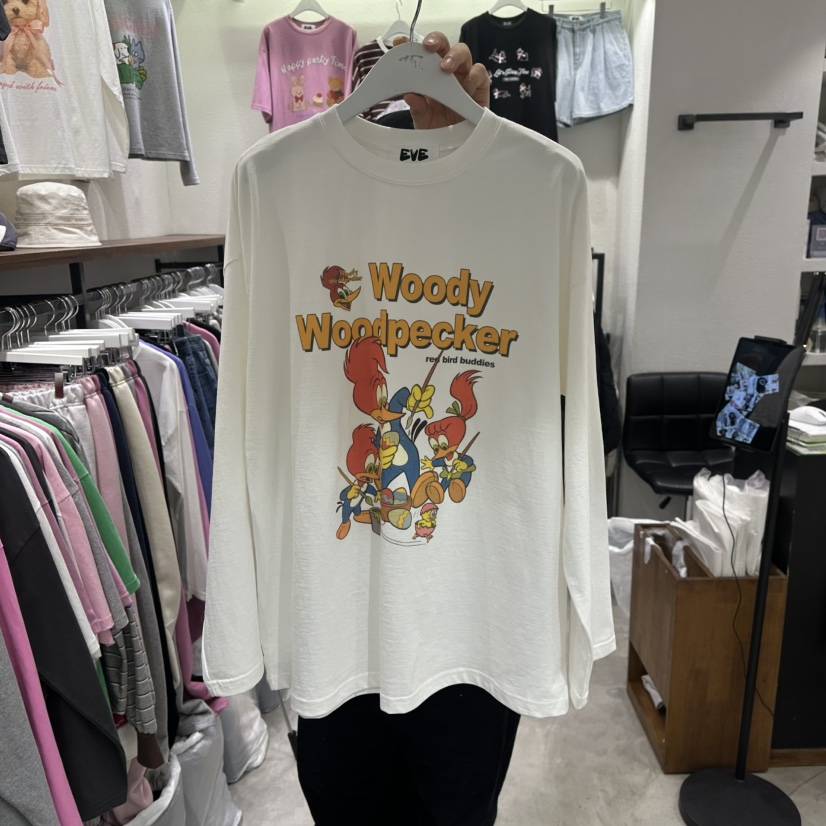 EVE韓國直郵女裝新款人氣推薦職業26春季休閑時尚長袖T恤EVE長袖T恤