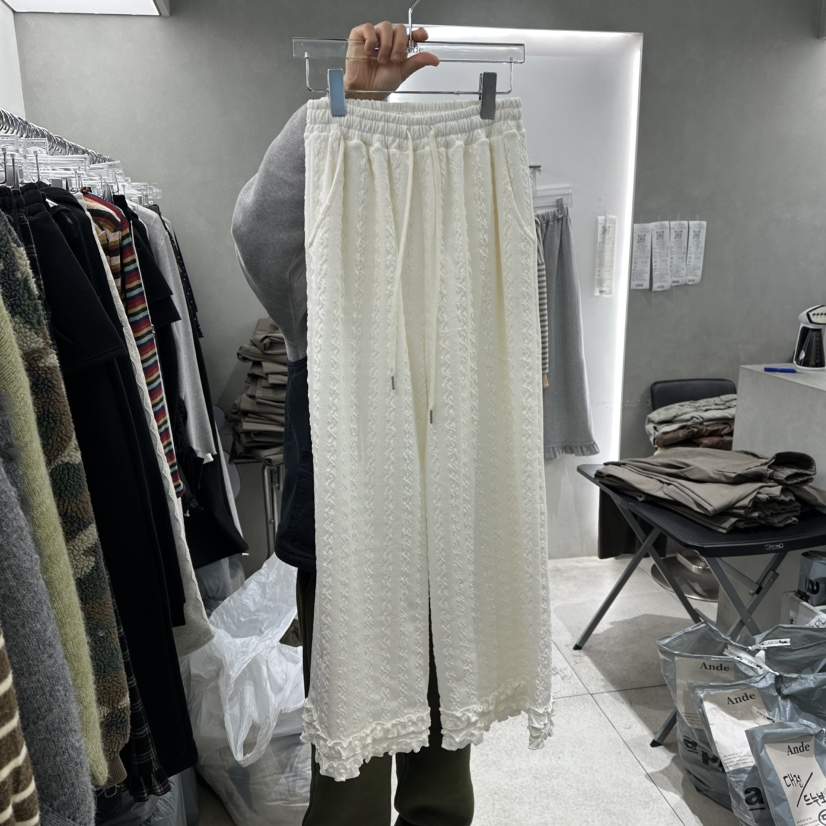 ANDE東大門實拍女士新款時尚人氣熱賣休閑26春季休閑褲雙層Ande休閑褲