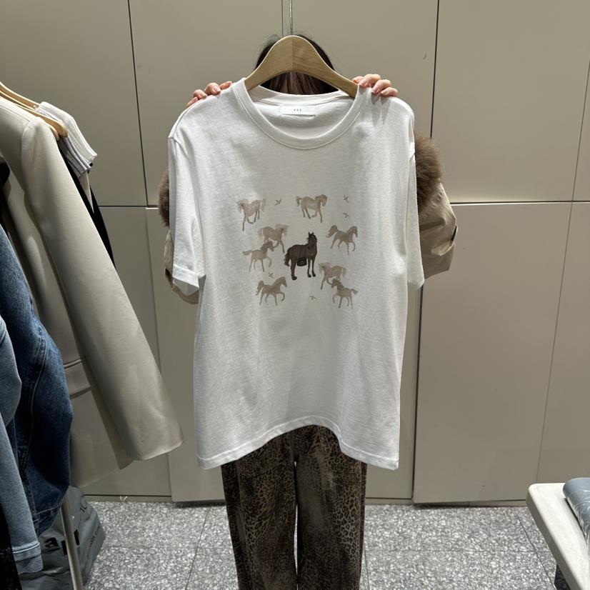 SOF韓國直郵女士新款人氣時尚26春季推薦熱賣T恤不含項鏈SOFT恤