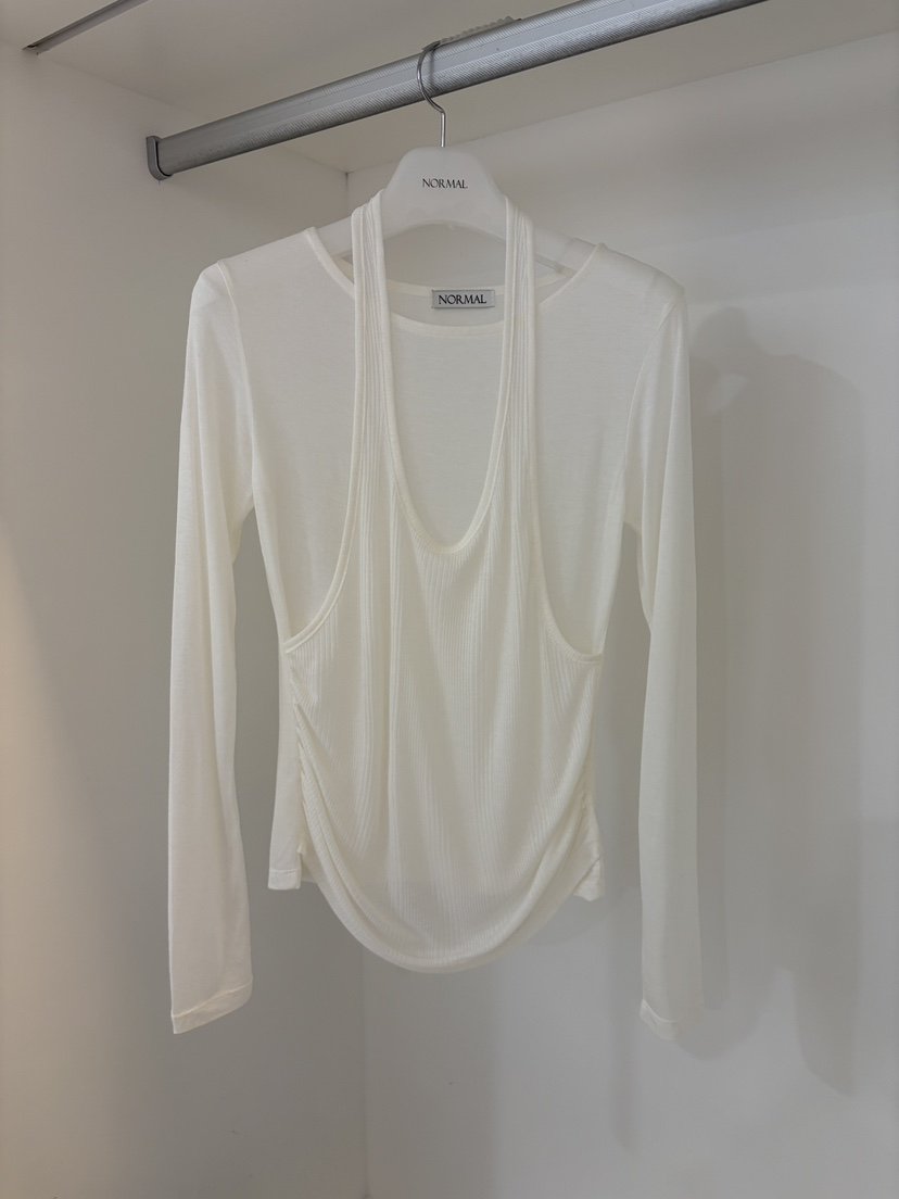 NORMAL東大門實拍女裝新款休閑職業26春季時尚推薦長袖T恤NORMAL長袖T恤