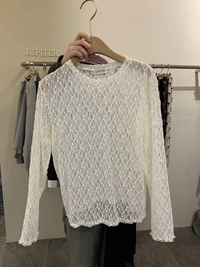 JUPITER東大門直郵女士新款熱賣休閑職業時尚人氣襯衫蕾絲衫JUPITER襯衫/蕾絲衫