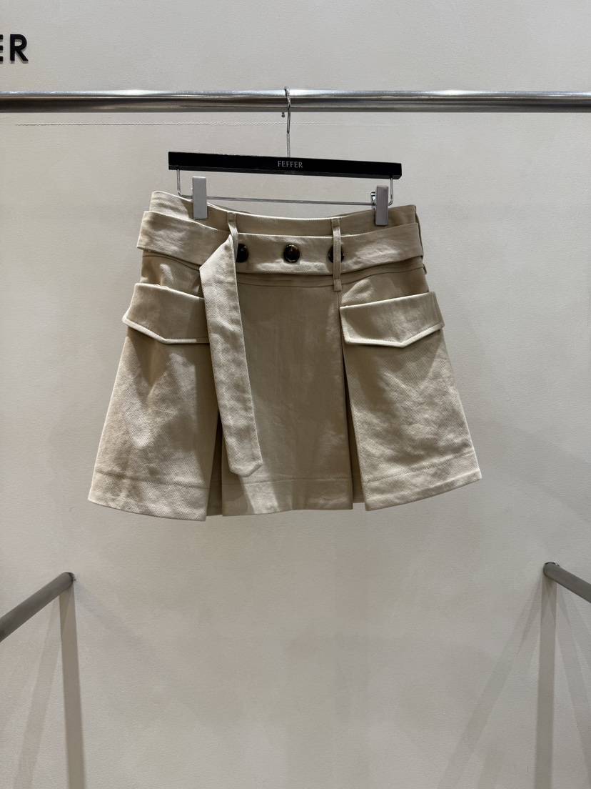 FEFFER東大門代購女士新款職業休閑人氣時尚26春季熱賣短裙FEFFER短裙