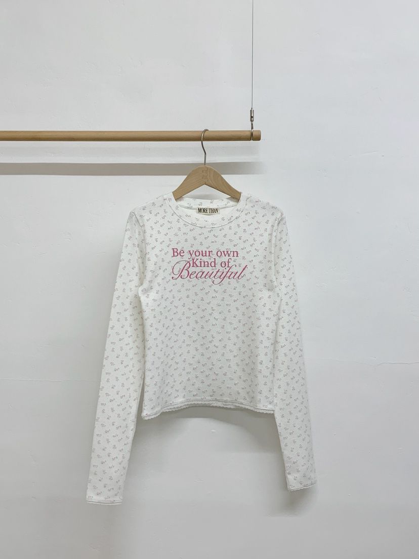 MORE THAN-P東大門實拍女士新品休閑時尚推薦熱賣長袖T恤MORE THAN長袖T恤
