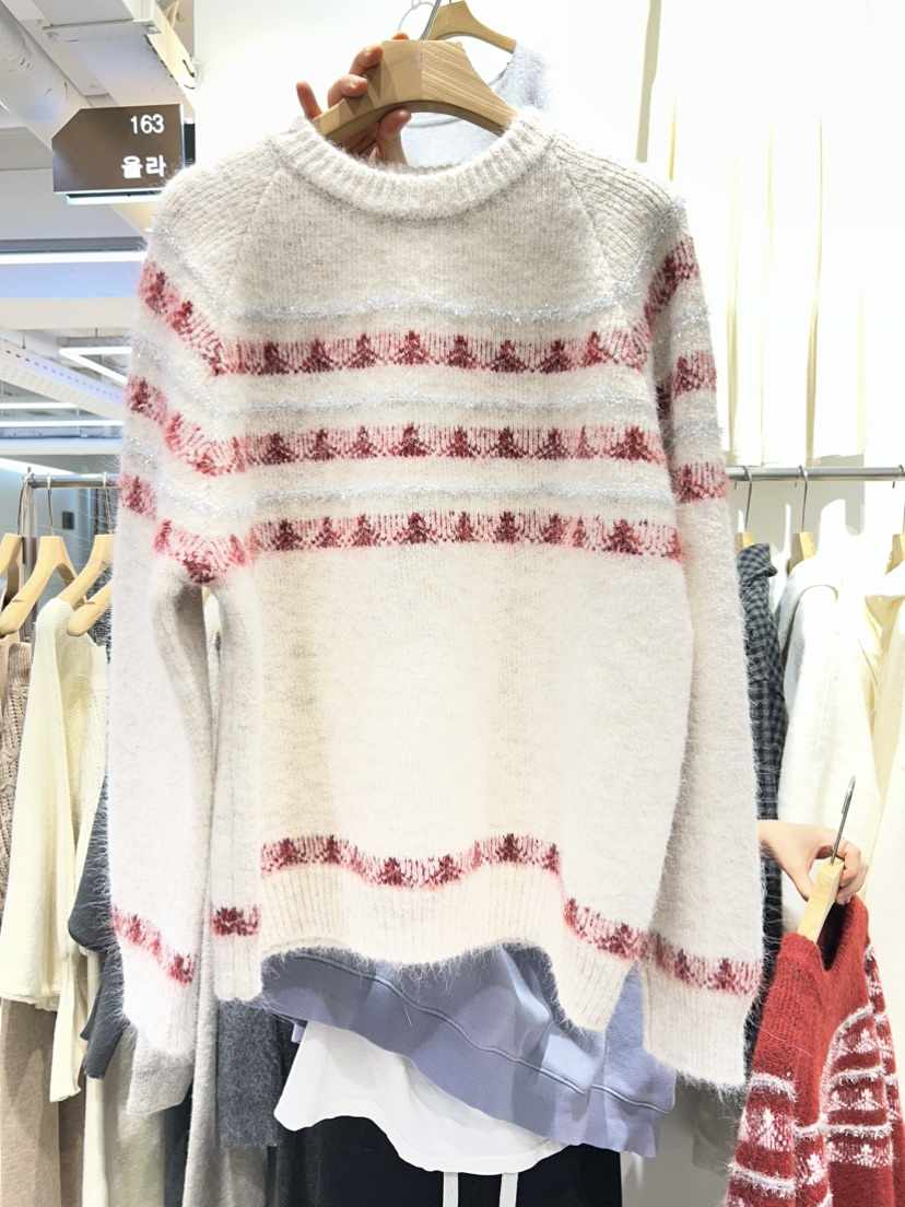 OLA韓國代購女裝新款職業熱賣26春季推薦時尚人氣休閑針織衫mellor/OLA針織衫