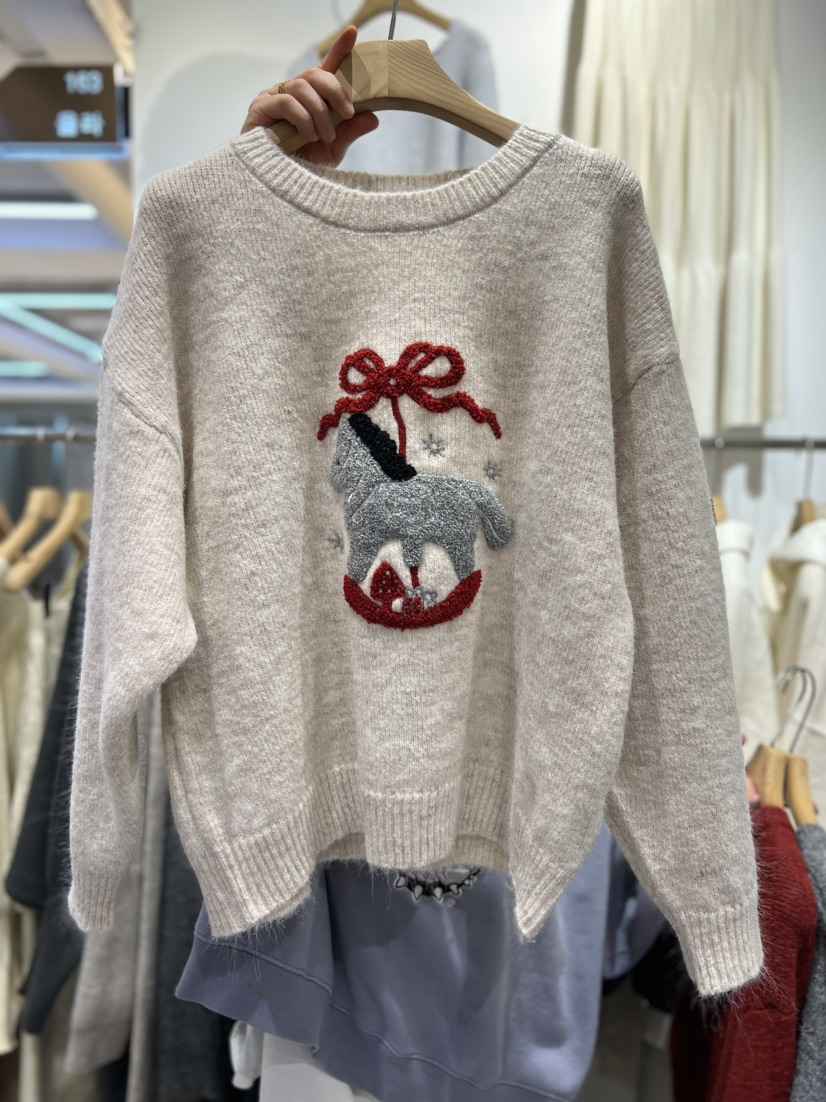 OLA東大門代購女裝新款休閑熱賣人氣26春季時尚推薦針織衫mellor/OLA針織衫