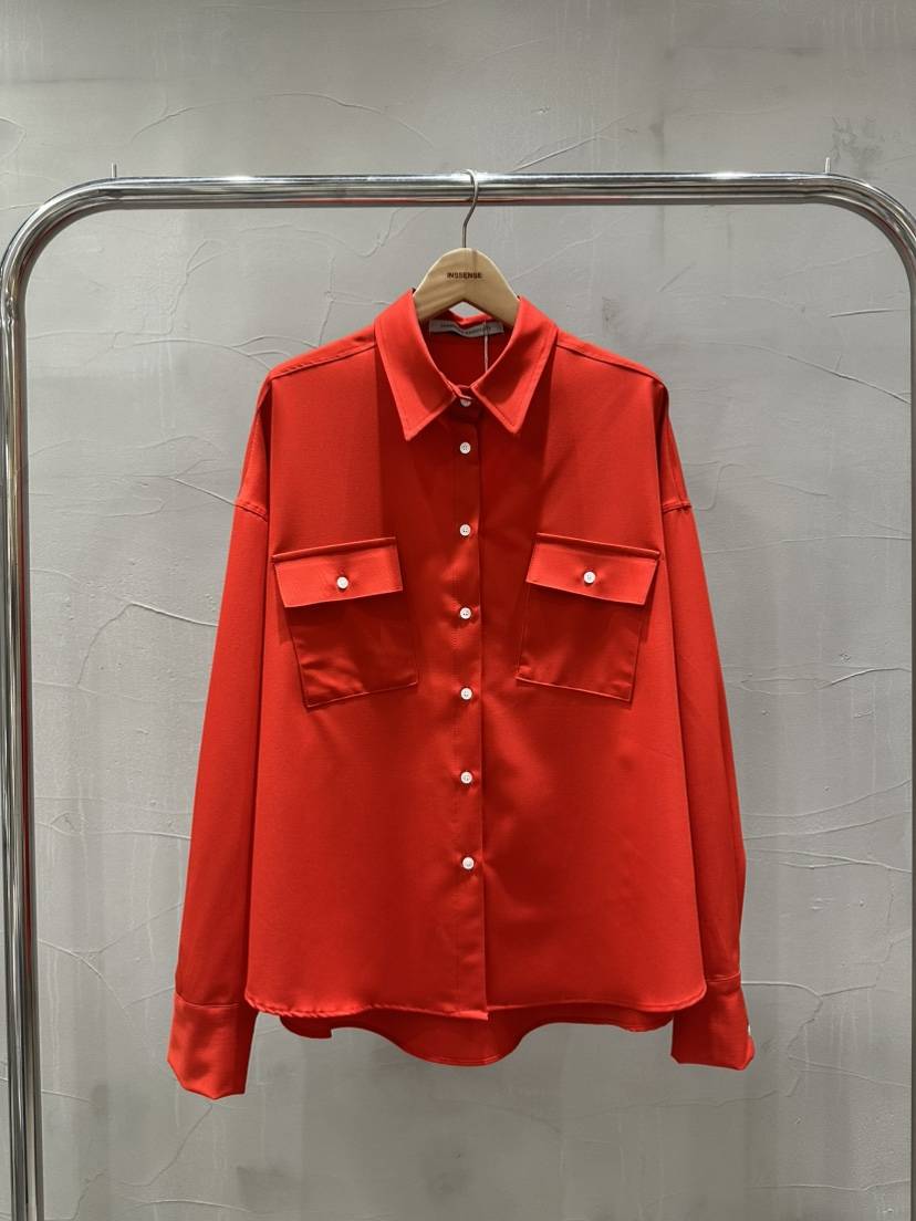 INSSENSE-A韓國代購女士新品休閑推薦時尚熱賣襯衫蕾絲衫INSSENSE-A襯衫/蕾絲衫