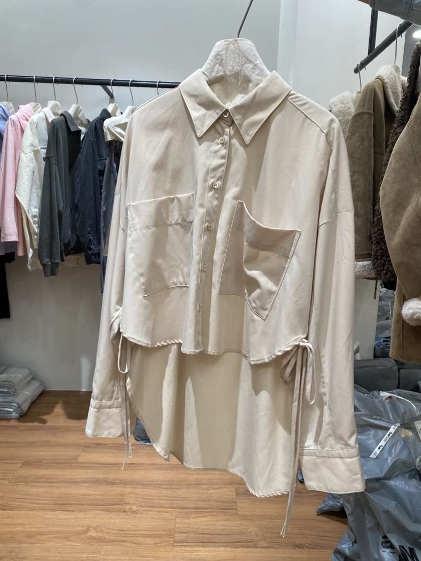 JADEMARKET東大門直郵女士新款休閑時尚熱賣襯衫蕾絲衫口袋JADE MARKET襯衫/蕾絲衫