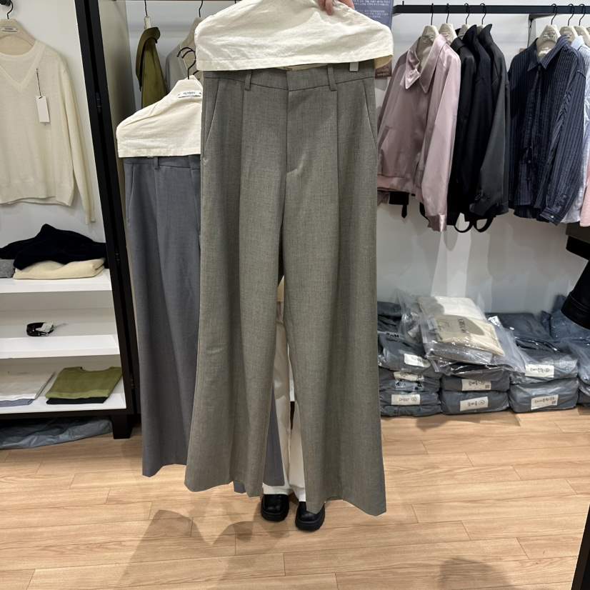 MUYBIEN東大門實拍女裝新品職業推薦人氣時尚26春季休閑褲MUYBIEN休閑褲