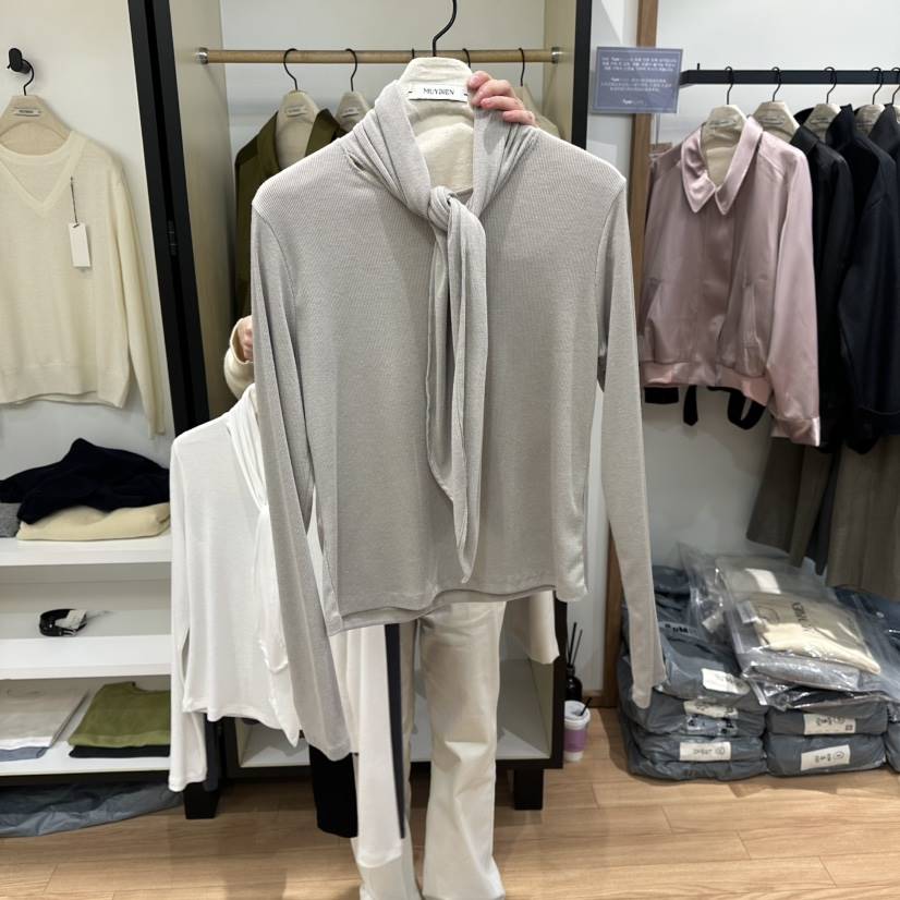 MUYBIEN東大門代購女士新品時尚熱賣人氣推薦26春季長袖T恤MUYBIEN長袖T恤